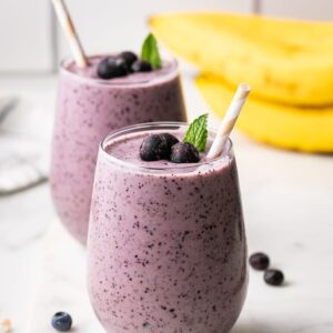 Blueberries & Banana Protein Shake